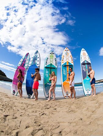 SUP дошка Skiffo Sun Cruise 10'2 – надувна, комплект з веслом, лішем та насосом, 284 л, 310 x 84 x 15 см