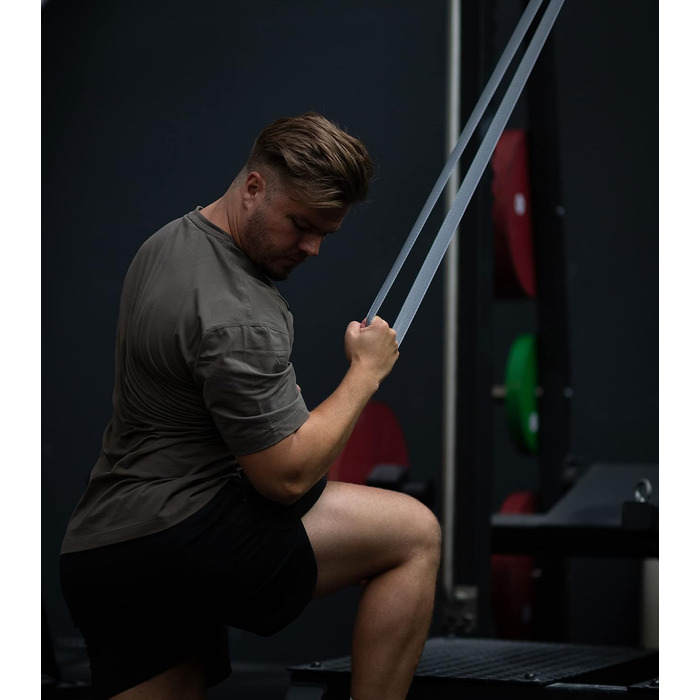 Преміум фітнес-стрічки ATHLETIC AESTHETICS з тканини, набір еспандерів з чохлом і відеокурсом, гумки для підтягувань для жінок і чоловіків
