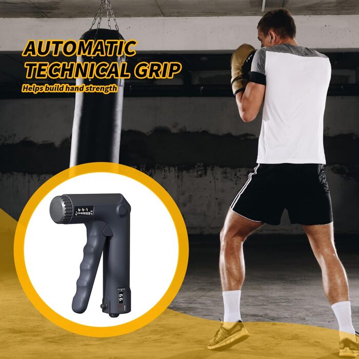 Тренування хватки Handkraft: регульований тренажер для рук та пальців з лічильником, 2 режими