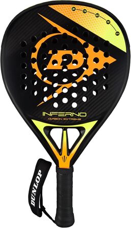 Падель ракетка Dunlop Inferno Carbon Extreme, жовто-помаранчева