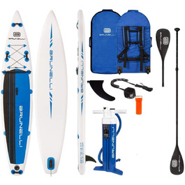 Надувна SUP-дошка Brunelli 12.6 Premium Touring 381 см, двошарова, для серфінгу