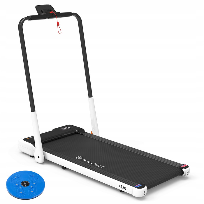 Складана домашня бігова доріжка Halo-Fit X150 з додатком, макс. вага 110 кг, швидкість до 12 км/год