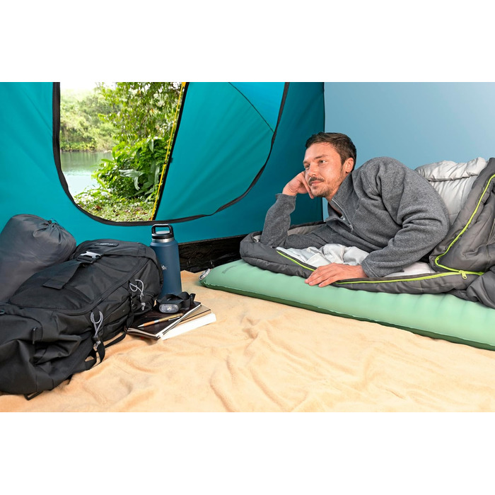 Самонадувний килимок для сну Bestway ComforTrek 183x63.5x7.6 см, односпальний, туристичний