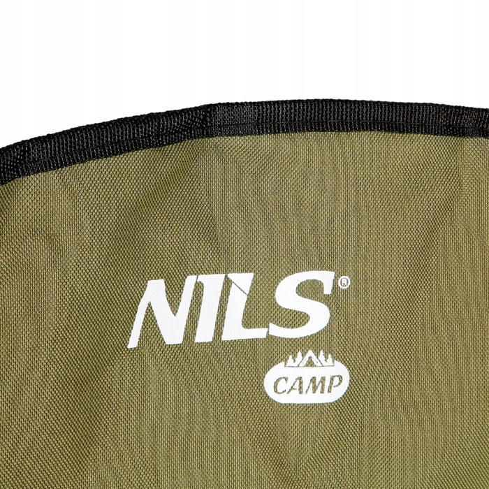 Складане туристичне крісло з навісом Nils Camp NC3087, зелене (рибальське)