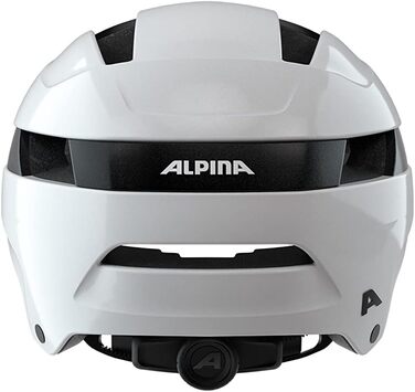 ALPINA SOHO – Надміцний легкий міський велошолом для дорослих, білий глянцевий, 55-59 см
