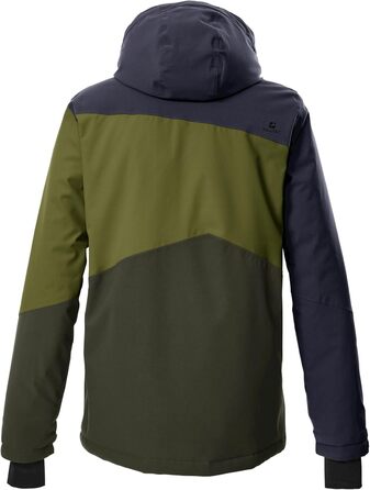 Killtec чоловіча лижна куртка з капюшоном та снігозахистом, водонепроникна, вітронепроникна, дихаюча (XXL, 00788-moos)