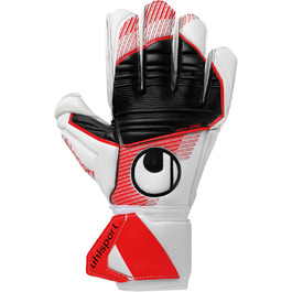 Воротарські рукавички Uhlsport Absolutgrip для дітей і дорослих, розмір 9.5, біло-червоні-чорні