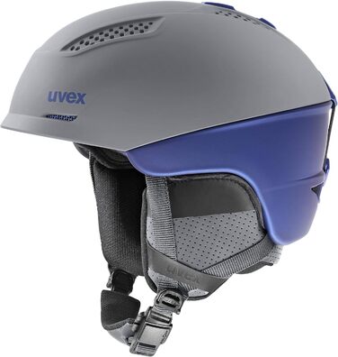 Лижний шолом Uvex Ultra Pro сірий/синій, унісекс, 55-59 см