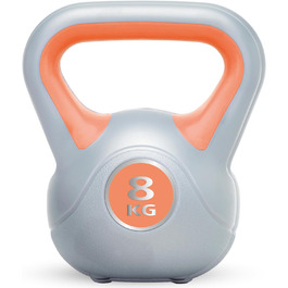 Гиря Urban Fitness UFW0808 вінілова 8 кг, помаранчева