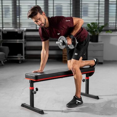 Регульована лавка для жиму Hop-Sport HS-1025, універсальна тренувальна лавка для дому, ідеальна для жиму лежачи