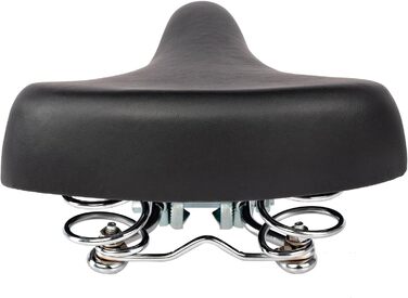 Дитячий велосипедний крісло-сидіння для дівчаток та хлопчиків, водонепроникне, широке, м'яке, з двома амортизаторами, підходить для велосипедів 12, 14, 16, 18, 20 дюймів (MTB, шосе), м'ятно-зелений (чорний)