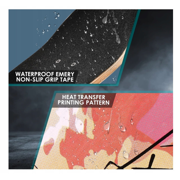 Скейтборд у зборі WeSkate Complete, 80 x 20, Double Kick