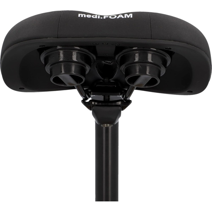 Сідло FISCHER Memory Foam з м'якою вставкою з піни | Зняття тиску | Для міста, трекінгу та MTB