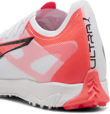 Кросівки футбольні PUMA Ultra 5 Match TT (45 EU, білий/чорний/червоний)