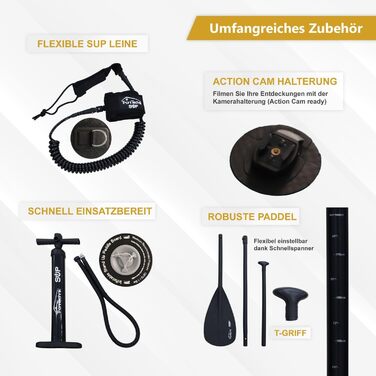 Надувна SUP-дошка 24MOVE® Premium для йоги та серфінгу, 366x80 см, червона, з аксесуарами, подвійний насос, антиковзка поверхня, для дітей і дорослих