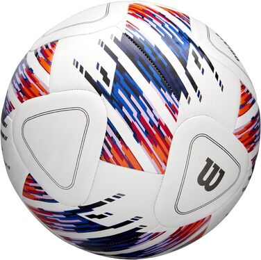 Футбольний м'яч Wilson NCAA Vivido Replica №5, біло-оранжево-фіолетовий