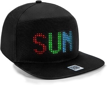 LED-шапка з Bluetooth, шапка з підсвічуванням RGB, для танців, вечірок, риболовлі, прогулянок, захист від сонця