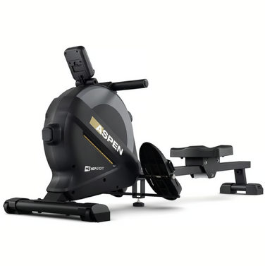 Гребний тренажер Hop-Sport HS-080R Aspen магнітний чорно-золотистий