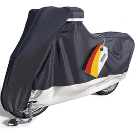 Накриття для мотоцикла VELMIA - термостійке до 300°C, зимове, для Vespa/Moped, гараж для мотоцикла (XXL 265x105x130 см)