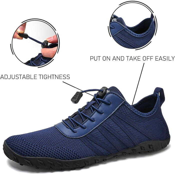 Взуття для плавання та відпочинку WateLves: аквашузи для чоловіків та жінок, для серфінгу, дайвінгу, фітнесу (39 EU, чорний)