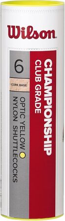 М'яч для бадмінтону Wilson, білий, 79 грам (висока швидкість)