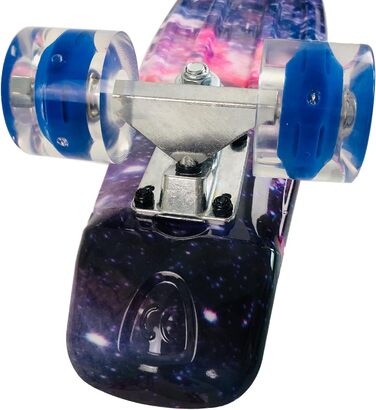 Скейтборд Sumeber Mini Cruiser 22 дюйми з LED колесами для дорослих і дітей, для початківців, подарунок на день народження