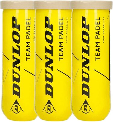 ZRZ Dunlop Team Padel Bälle – М'ячі для падел-тенісу Dunlop Team (3 банки)