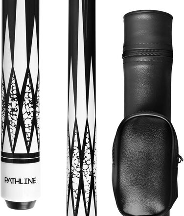 Набір для більярду Pathline PLN Billardqueue-Set, 147,3 см, канадський клен, кейс, білий/зелений