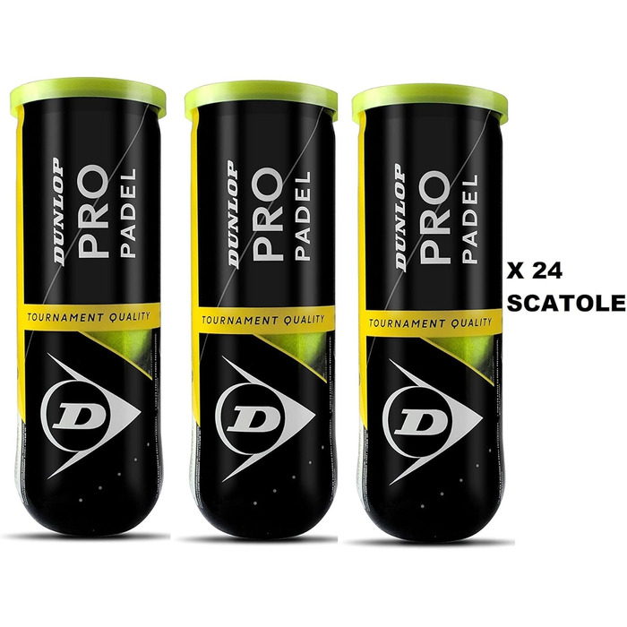 Набір тенісних м'ячів Dunlop Ball Pro Padel (3 x 24) - 72 м'ячі
