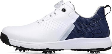 Жіночі гольф-туфлі з шипами, водонепроникні та легкі. Білий колір (41 EU, Синій)