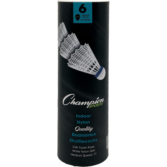 Волан Champion Sports Nylon Indoor XXL синій для бадмінтону в приміщенні