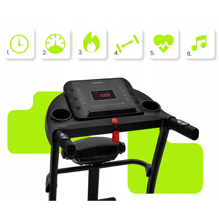 Електрична бігова доріжка Urbogym V450M (до 120 кг)