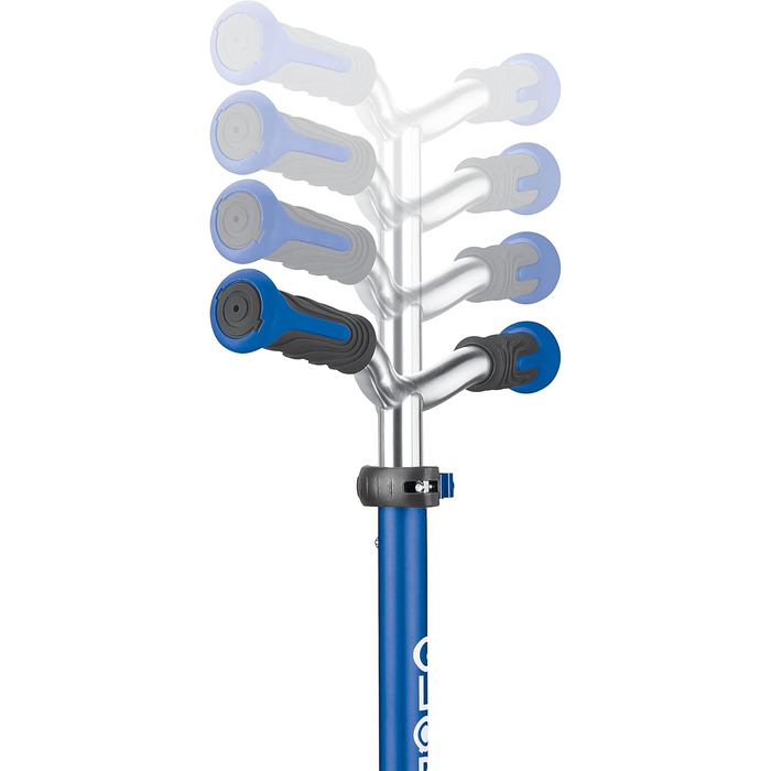 Дитячий самокат GLOBBER Elite, 3 колеса, LED, регульований, для дітей від 3 років, колеса 120/80 мм, підшипники ABEC 5