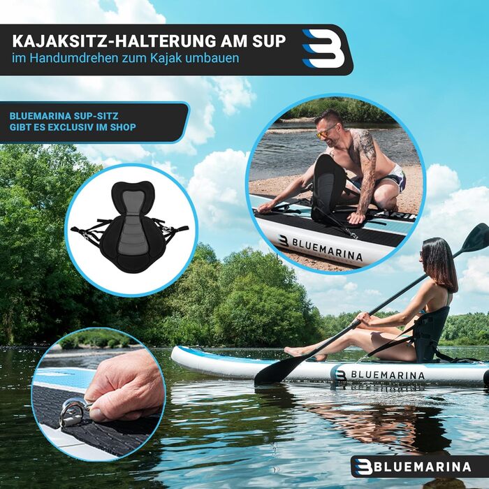Дошка для SUP Ariki Bluemarina | 5 років гарантії - SUP дошка, Stand Up Paddle, дошка для серфінгу | 305x76x15cm, 325x86x15cm