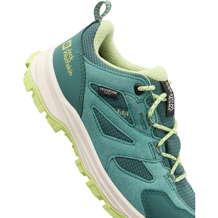 Туфлі для ходьби Jack Wolfskin Vojo Tour Texapore Low (27 EU, смарагдово-зелений)