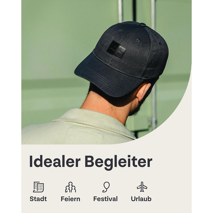 Кепка-снэпбек Johnny Urban Dean унісекс, регульований розмір, чорно-коричнева