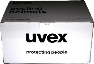 Велошолом Uvex Flash біло-синій, універсальний, регульований розмір 57-61 см, для чоловіків і жінок, знімна прана підкладка