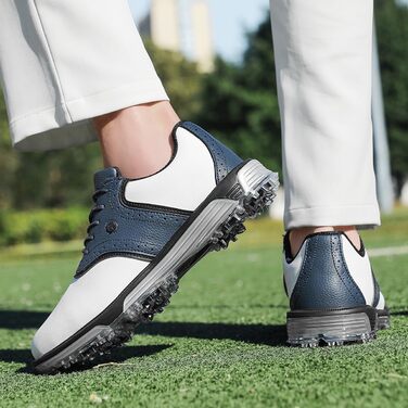 Гольф-взуття чоловіче ULTIANT, водонепроникне, без шипів, класичне, зручне, синього кольору, 46 EU