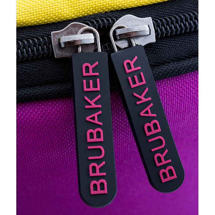 Чохол для лижних черевиків BRUBAKER з кишенею для шолома, рюкзак Superfunction, лімітована серія (фіолетовий, жовтий)