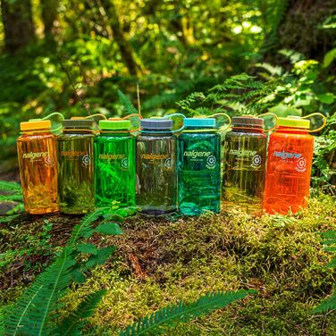 Пляшка для води Nalgene Sustain 907 мл з широким горлом, BPA-free, із 50% переробленого пластику, бірюзова