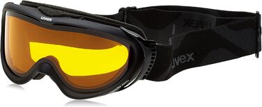 Лижна маска Uvex Comanche Optic унісекс, чорна, універсальний розмір
