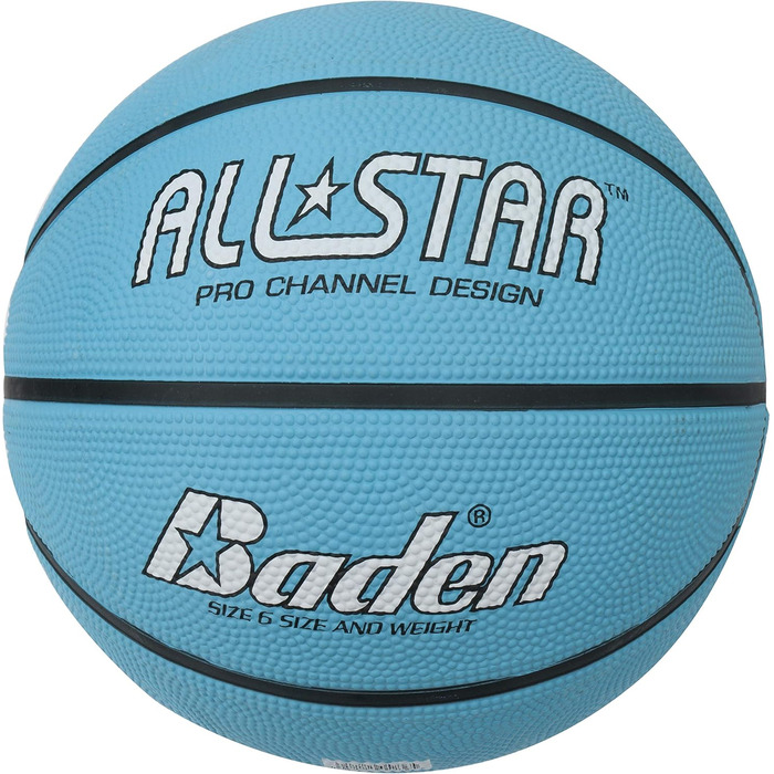Баскетбольне взуття Baden All Star Unisex чорний / білий (6, світло-блакитний / білий)