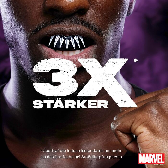 Захист зубів Marvel Black Panther для дорослих та дітей. Капа для спорту: регбі, ММА, бокс, кікбоксинг, джудо, хокей.