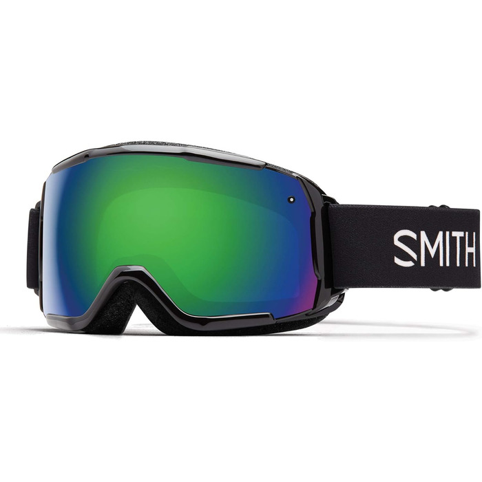 Дитяча лижна маска Smith Grom, унісекс, середній розмір, чорна, без Chroma Pop