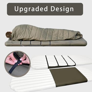 Спальний мішок OneWind для кемпінгу та гамака, 3 сезони. Тепла ковдра-пончо для відпочинку на природі, туризму. Розміри: 90*63' (2.3M*1.6M) / 78*54' (2M*1.37M). Температурний режим: 2°C~10°C