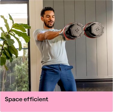 Регульована гантель Bowflex SelectTech, гиря 3.5-18 кг, система змінної ваги