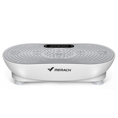 Виброплатформа MERACH V33 Pro високочастотна для схуднення та масажу, біла