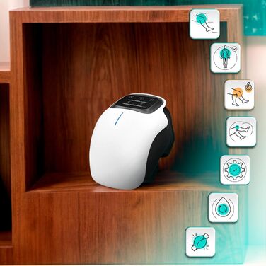 Електричний масажер для ніг GLOBAL RELAX VITALZEN SLIM з шиацу, розминанням і прогрівом, для поліпшення кровообігу та зняття болю, інтуїтивне керування