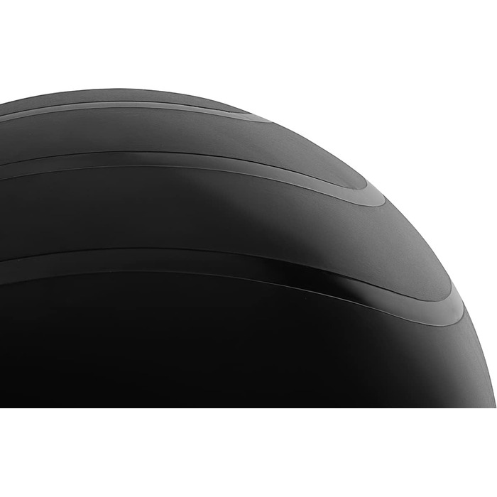 Гімнастичний м’яч Miweba Sports GB-100, 65 см, до 400 кг, чорний, PVC, ергономічний фітнесбол для тренувань, офісу та сидіння