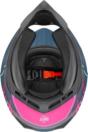 Мотокросовий шолом Yema YM-915 для ендуро, MTB, BMX, квадроциклів, повнолицевий, сертифікат ECE, для дорослих, чоловіків та жінок